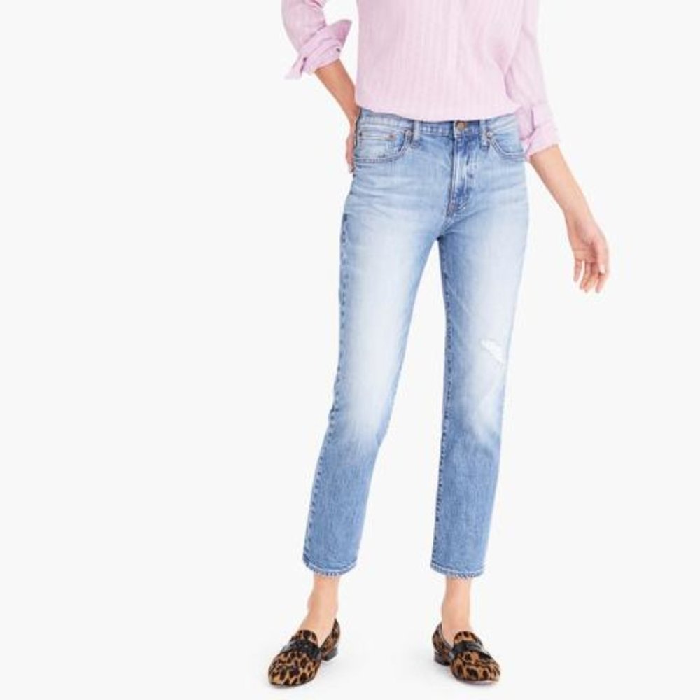 J. Crew Slim boyfriend eco jean in Warm Seaside wash